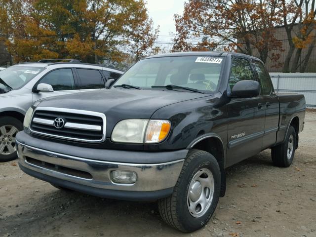 5TBRN34132S278803 - 2002 TOYOTA TUNDRA BLACK photo 2