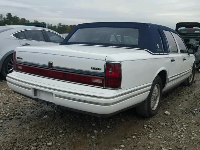 1LNLM81W4PY678048 - 1993 LINCOLN TOWN CAR E WHITE photo 4