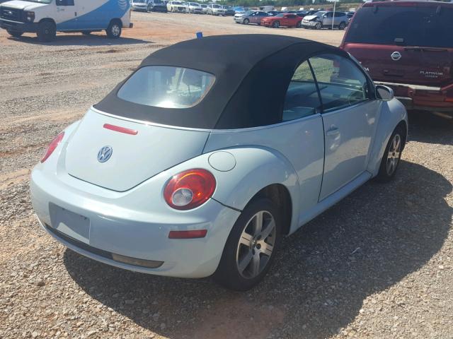 3VWRF31Y36M332898 - 2006 VOLKSWAGEN NEW BEETLE Mavi foto 4