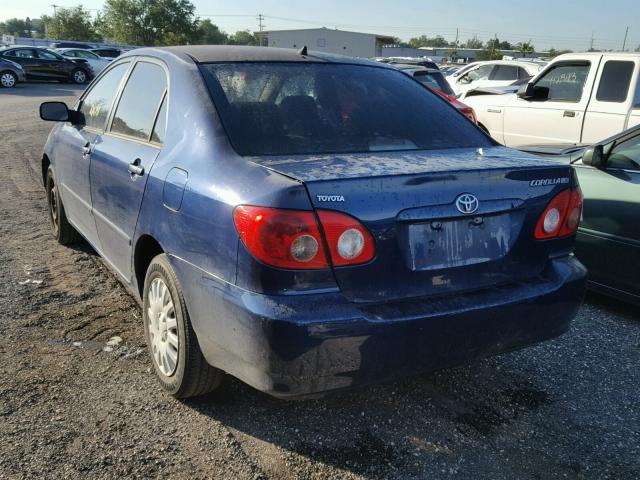 1NXBR32E66Z579596 - 2006 TOYOTA COROLLA CE BLUE photo 3