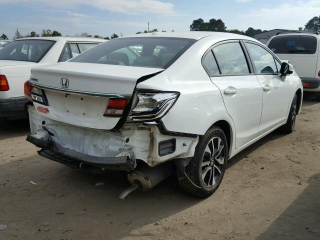 19XFB2F80DE287334 - 2013 HONDA CIVIC EX თეთრი ფოტო 4