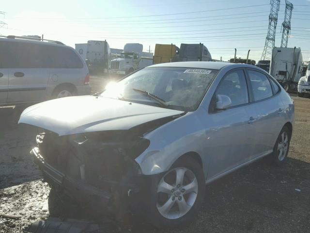 KMHDU46D99U625960 - 2009 HYUNDAI ELANTRA GL SILVER photo 2