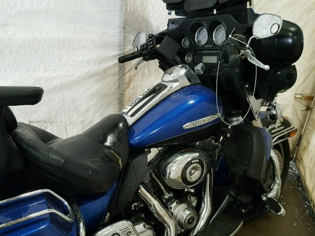 1HD1KEM18AB667434 - 2010 HARLEY-DAVIDSON FLHTK BLUE photo 5