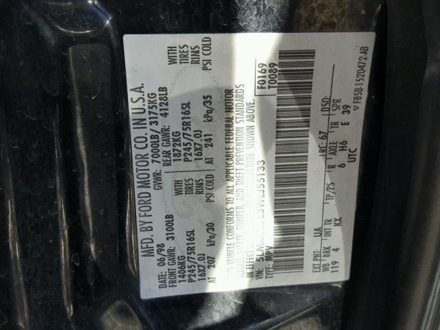 5LMRU27L3WLJ55133 - 1998 LINCOLN NAVIGATOR Schwarz Foto 10