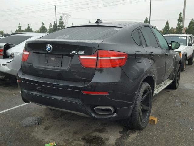 5UXFG8C59DL591184 - 2013 BMW X6 XDRIVE5 BLACK photo 4