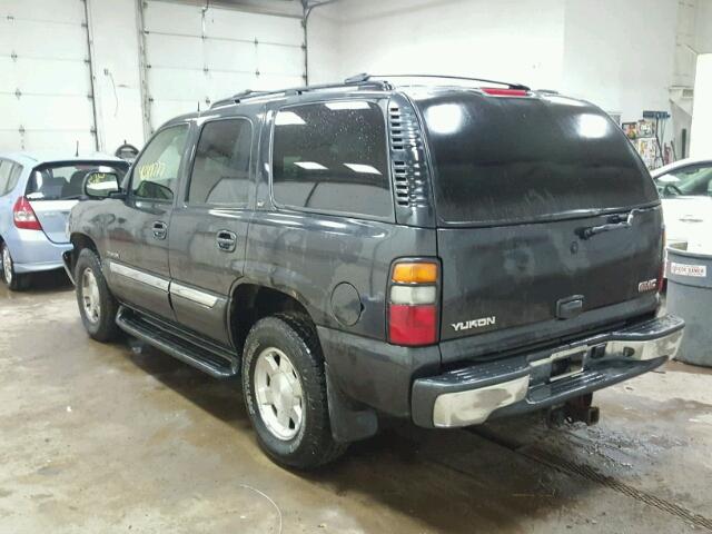 1GKEK13Z34J319333 - 2004 GMC YUKON GRAY photo 3