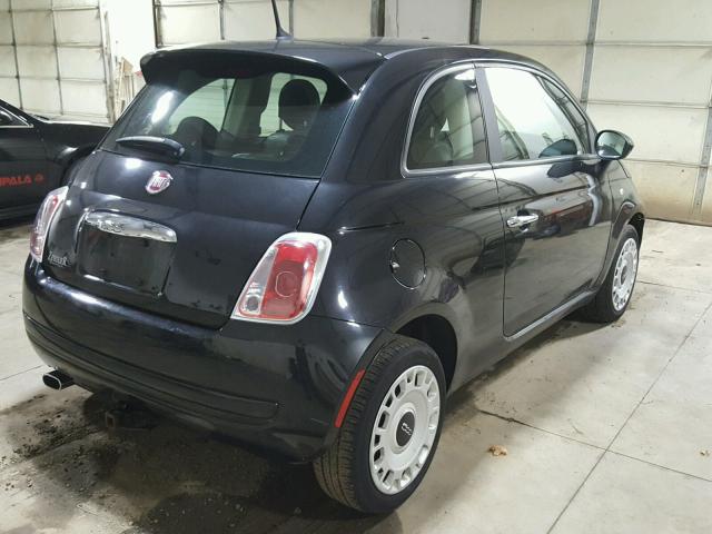 3C3CFFAR2DT542497 - 2013 FIAT 500 POP BLACK photo 4