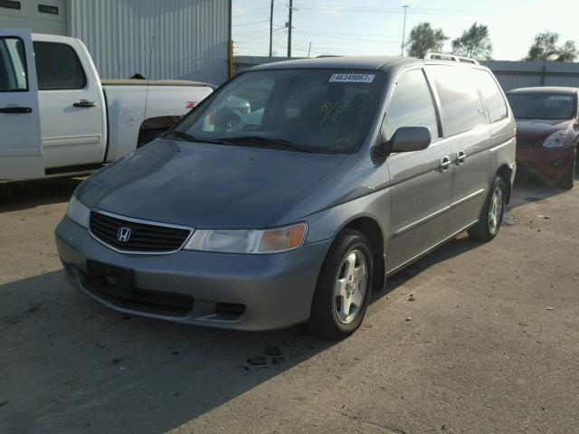 2HKRL1860YH555459 - 2000 HONDA ODYSSEY EX GRAY photo 2