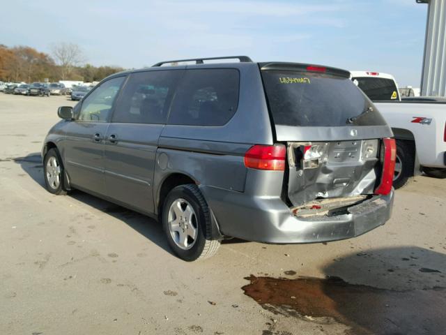 2HKRL1860YH555459 - 2000 HONDA ODYSSEY EX GRAY photo 3