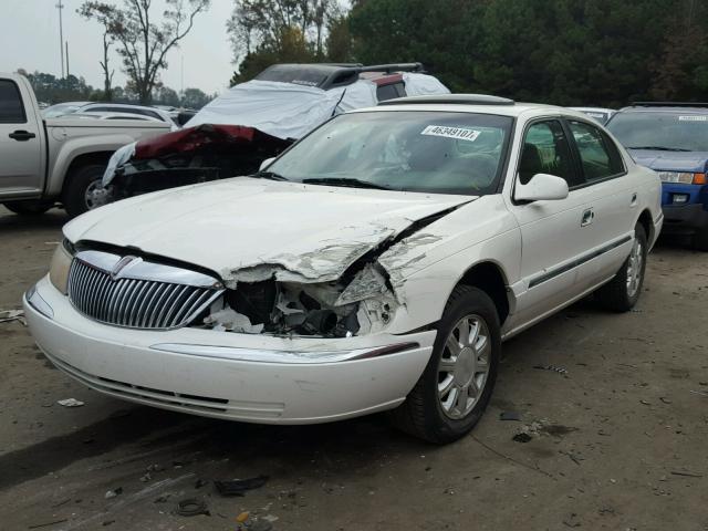 1LNHM97V4XY634187 - 1999 LINCOLN CONTINENTA WHITE photo 2