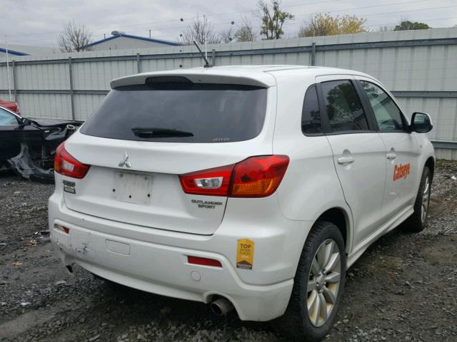 JA4AR4AU7BZ014831 - 2011 MITSUBISHI OUTLANDER WHITE photo 4