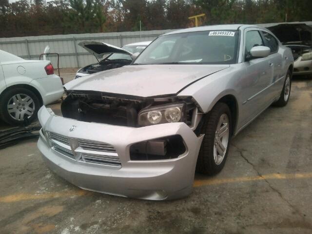 2B3KA53H86H381994 - 2006 DODGE CHARGER R/ SILVER photo 2