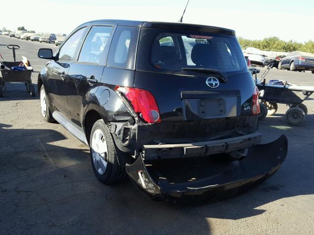 JTKKT624040065562 - 2004 TOYOTA SCION XA შავი ფოტო 3