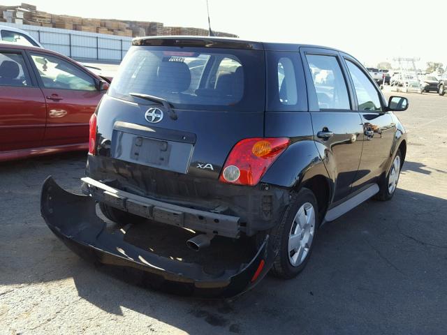 JTKKT624040065562 - 2004 TOYOTA SCION XA შავი ფოტო 4