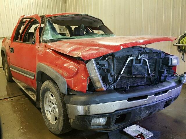 2GCEK13T641365255 - 2004 CHEVROLET SILVERADO RED photo 1