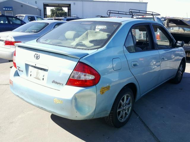 JT2BK12U510028623 - 2001 TOYOTA PRIUS TEAL photo 4