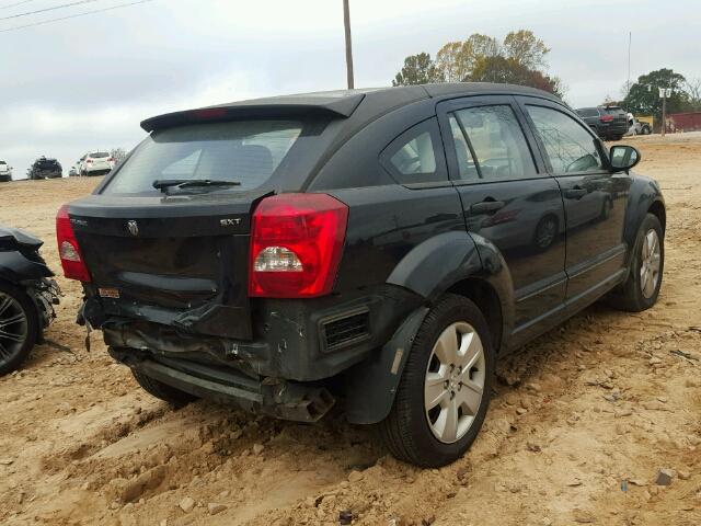 1B3HB48B47D422173 - 2007 DODGE CALIBER SX BLACK photo 4