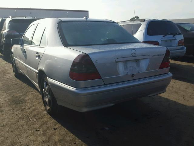 WDBHA24G1YF941256 - 2000 MERCEDES-BENZ C 230 SILVER photo 3