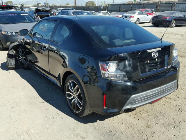 JTKJF5C71E3077418 - 2014 TOYOTA SCION TC BLACK photo 3