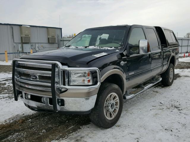 1FTWW31P36ED32001 - 2006 FORD F350 SRW S BLACK photo 2