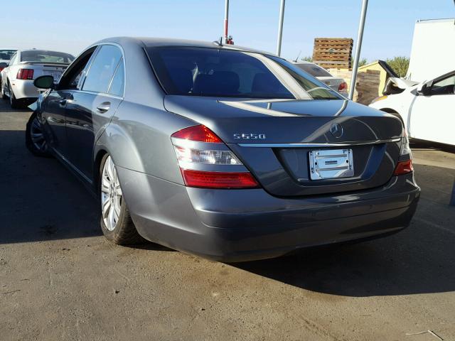WDDNG71X48A212952 - 2008 MERCEDES-BENZ S 550 CHARCOAL photo 3