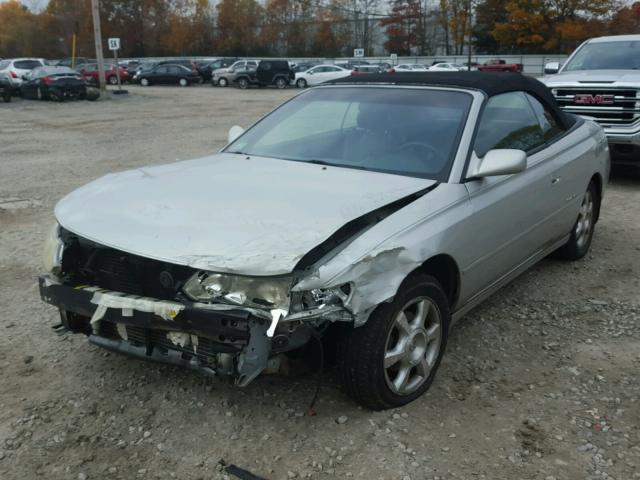 2T1FF28P52C563091 - 2002 TOYOTA CAMRY SOLA SILVER photo 2