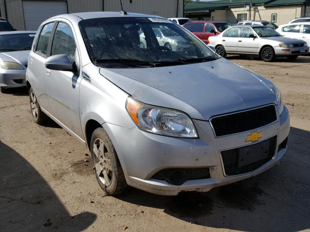 KL1TD6DE2AB047957 - 2010 CHEVROLET AVEO LS SILVER photo 1