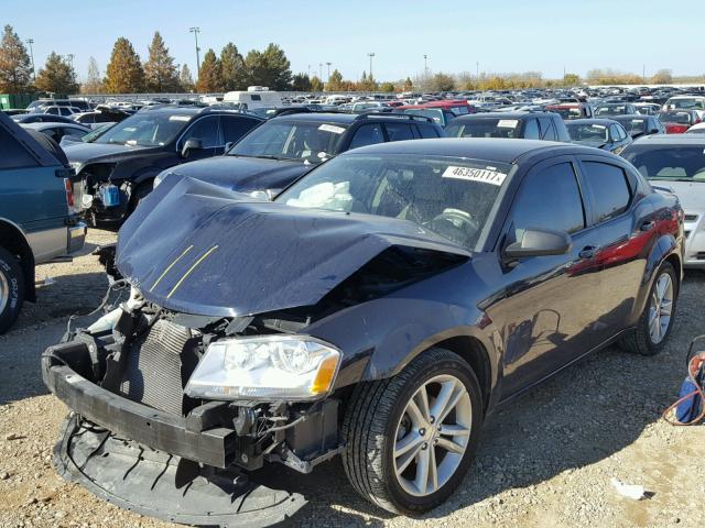 1C3CDZAG5DN548946 - 2013 DODGE AVENGER SE BLUE photo 2