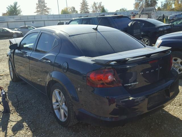 1C3CDZAG5DN548946 - 2013 DODGE AVENGER SE BLUE photo 3