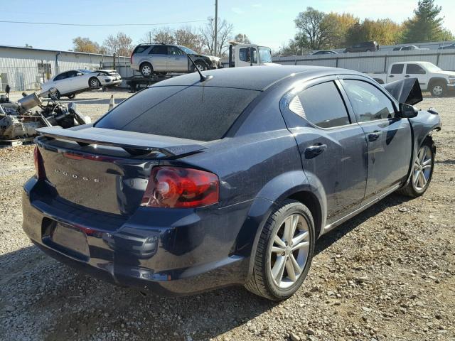 1C3CDZAG5DN548946 - 2013 DODGE AVENGER SE BLUE photo 4