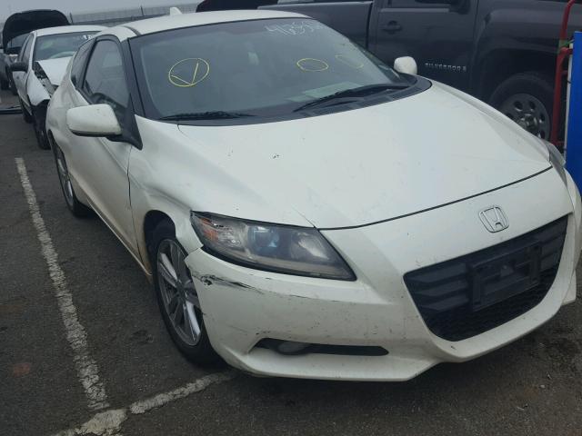 JHMZF1D61CS000395 - 2012 HONDA CR-Z EX WHITE photo 1