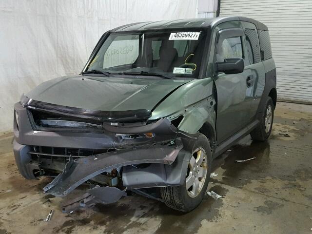 5J6YH28695L017797 - 2005 HONDA ELEMENT EX GREEN photo 2