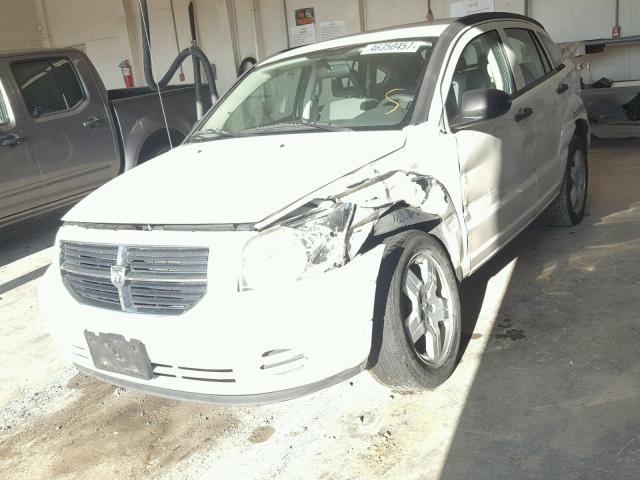 1B3HB48B68D524706 - 2008 DODGE CALIBER WHITE photo 2