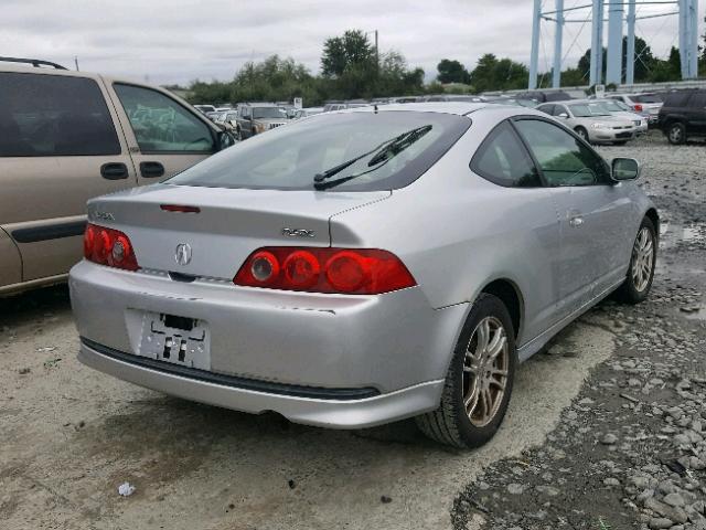 JH4DC54846S001329 - 2006 ACURA RSX SILVER photo 4