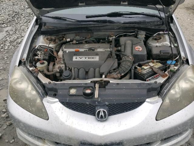 JH4DC54846S001329 - 2006 ACURA RSX SILVER photo 7