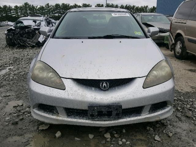 JH4DC54846S001329 - 2006 ACURA RSX SILVER photo 9