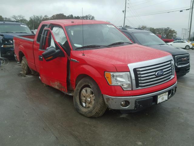 1FTEX1CM2CFA34772 - 2012 FORD F150 SUPER RED photo 1