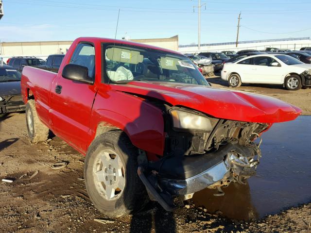 3GCEC14X26G193511 - 2006 CHEVROLET SILVERADO RED photo 1