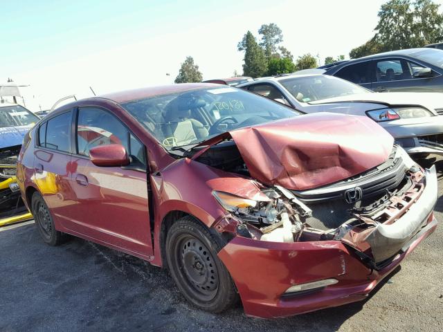 JHMZE2H57AS038219 - 2010 HONDA INSIGHT LX BURGUNDY photo 1