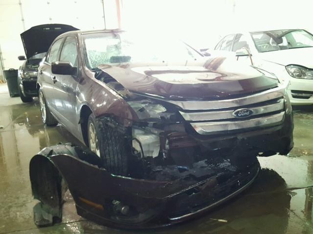 3FAHP0HA7CR157868 - 2012 FORD FUSION SE MAROON photo 1