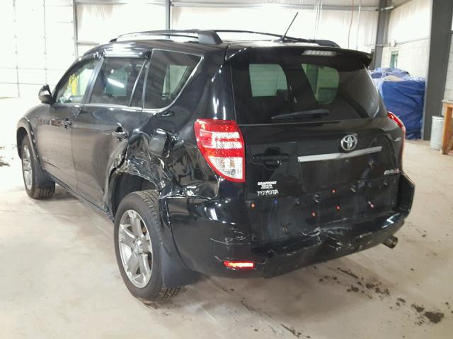 JTMRF4DV6A5035553 - 2010 TOYOTA RAV4 BLACK photo 3