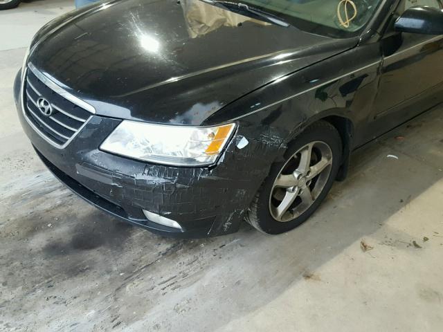 5NPEU46F99H457841 - 2009 HYUNDAI SONATA SILVER photo 9