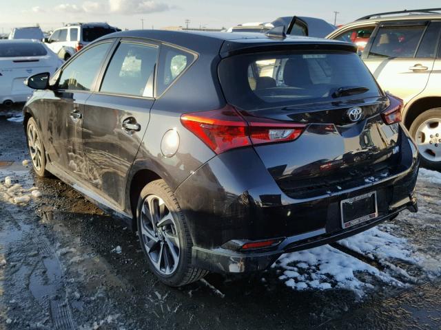 JTNKARJE2JJ556161 - 2018 TOYOTA COROLLA IM BLACK photo 3