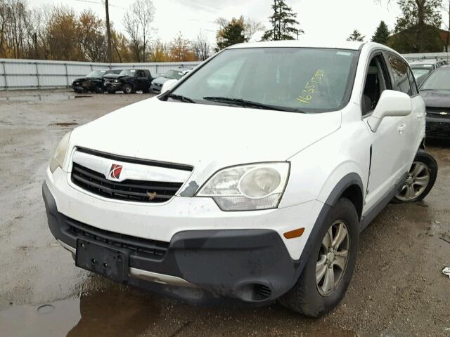 3GSCL33P88S524844 - 2008 SATURN VUE XE WHITE photo 2