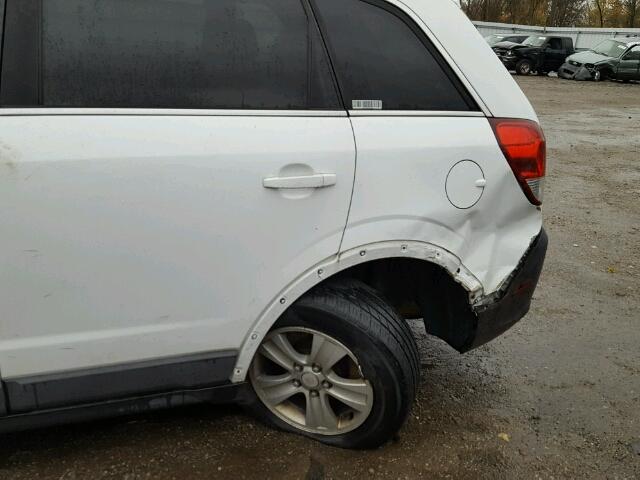 3GSCL33P88S524844 - 2008 SATURN VUE XE WHITE photo 9