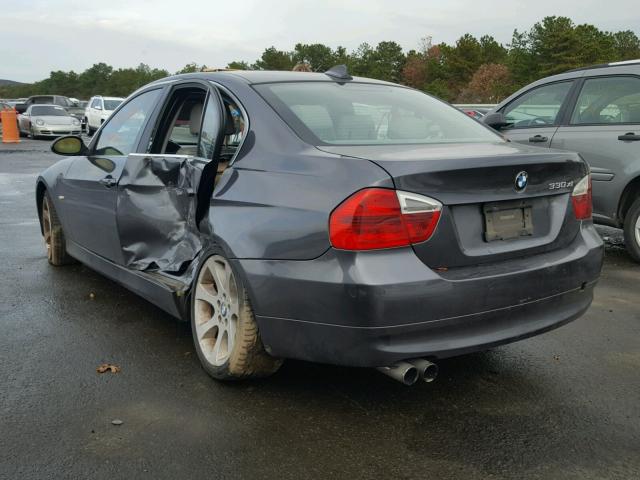 WBAVD33536KV60303 - 2006 BMW 330 XI GRAY photo 3