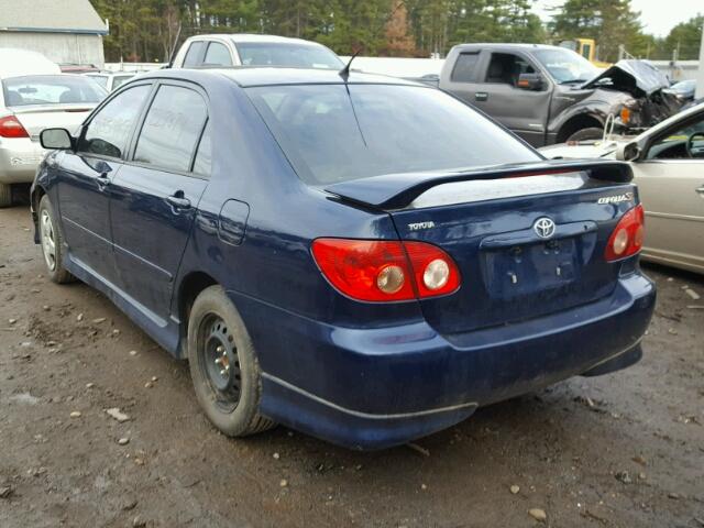 1NXBR32E25Z385159 - 2005 TOYOTA COROLLA CE BLUE photo 3