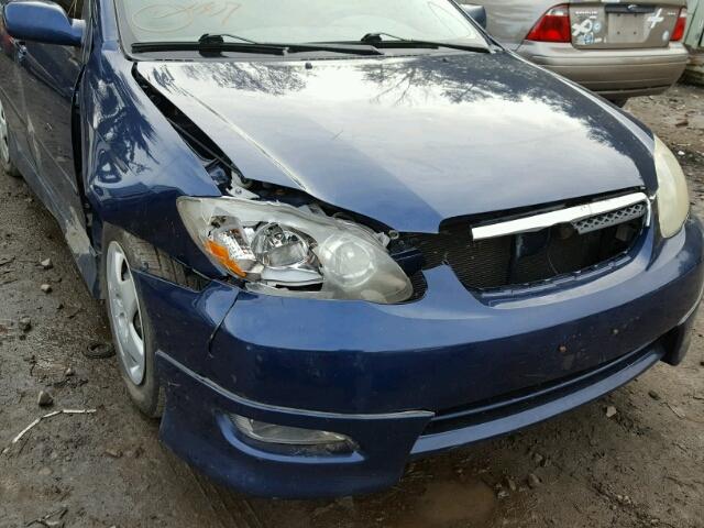 1NXBR32E25Z385159 - 2005 TOYOTA COROLLA CE BLUE photo 9