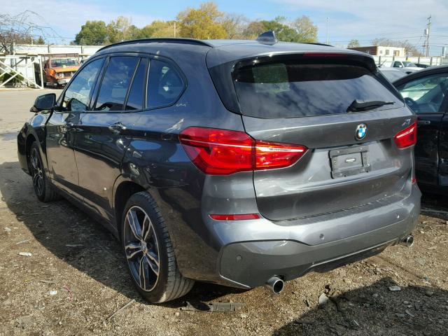 WBXHT3C3XG5E50789 - 2016 BMW X1 XDRIVE2 GRAY photo 3