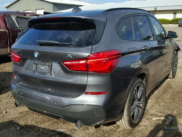 WBXHT3C3XG5E50789 - 2016 BMW X1 XDRIVE2 GRAY photo 4